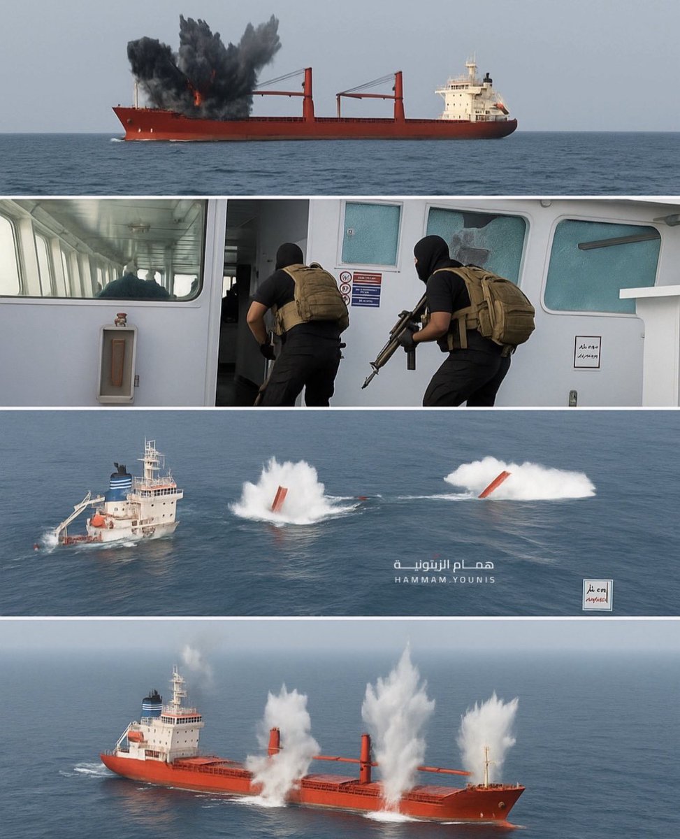 StefanoRocca9's tweet photo. Il gruppo #Houthi ha rivendicato un attacco a una nave "merci" nel Mar Rosso. #Anadolu Il portavoce Houthi, #YahyaSaree, ha affermato che la nave #MagicSeas è stata colpita domenica da "due imbarcazioni senza pilota, cinque missili balistici e da crociera e tre droni". #Anadolu https://t.co/W5JllS9EZJ