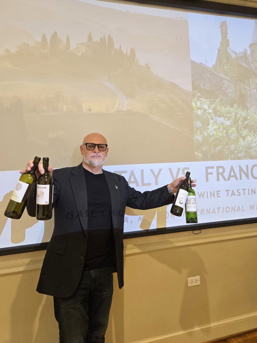ICCCHouston's tweet photo. We had a wonderful time at last night's sold-out Comparative Wine Tasting: Italy vs. France! Grazie mille to guest speaker Gabriele Chiocca of Mexcor International Wine &amp; Spirits for yet another great tasting. https://t.co/GyZSOasuB4