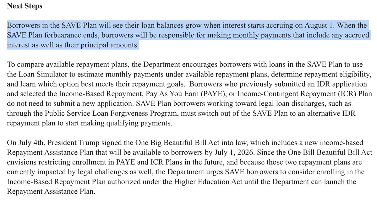 Michael Itzkowitz (@mikeitzkowitz) on Twitter photo Student loan payments for the most vulnerable borrowers just increased. via <a href="/usedgov/">U.S. Department of Education</a> Student loan payments for the most vulnerable borrowers just increased. via <a href="/usedgov/">U.S. Department of Education</a>