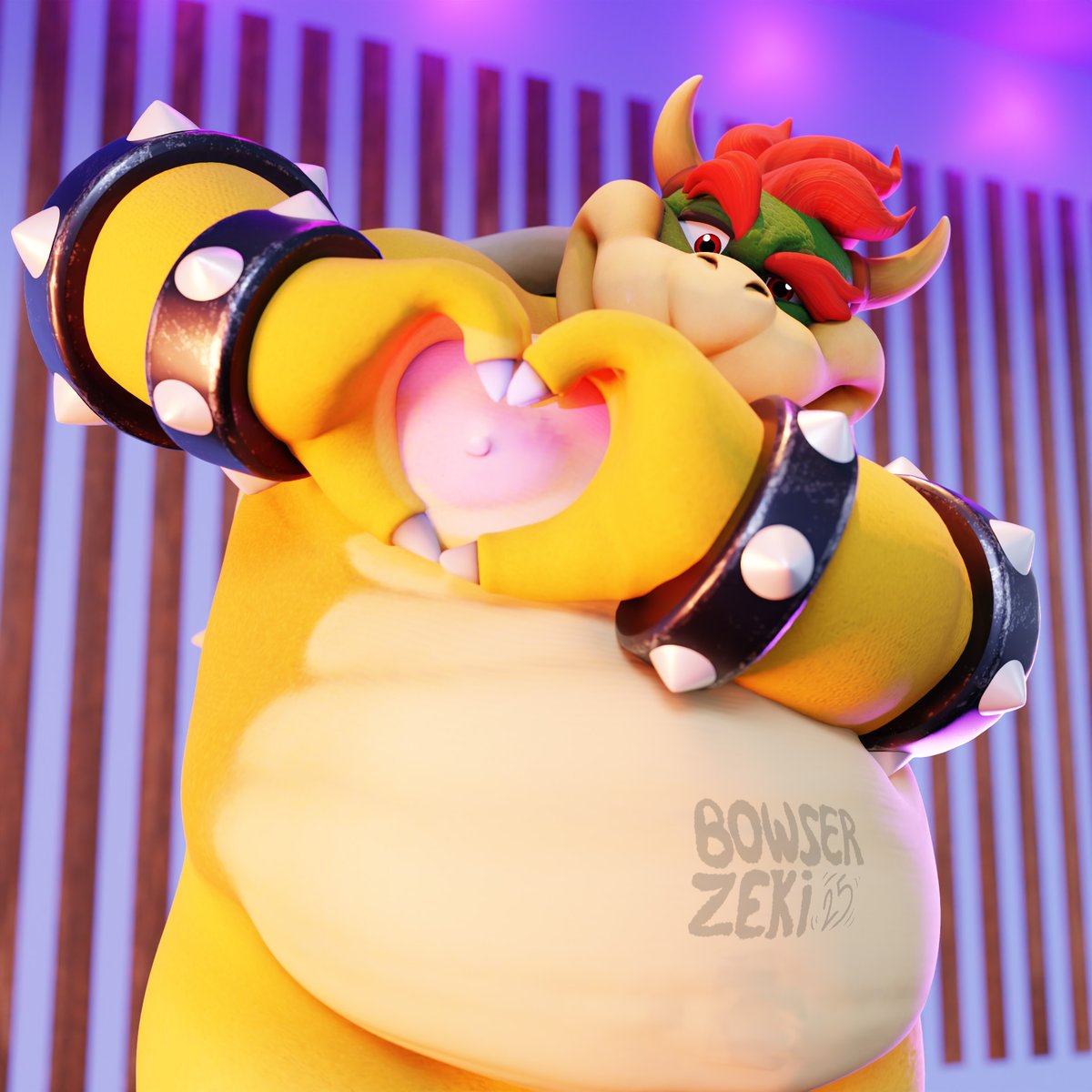 Bowser shows a sign of love❤️