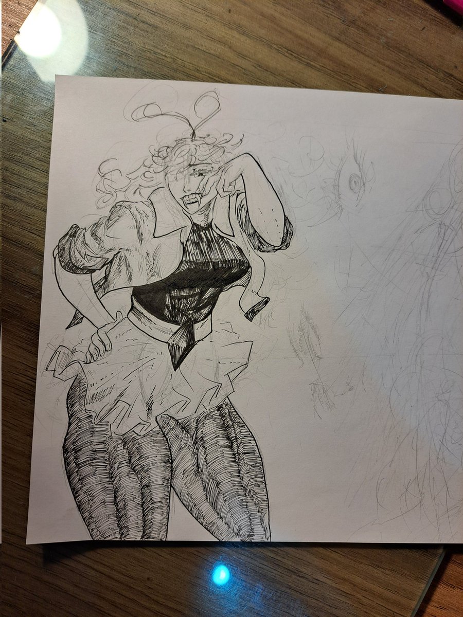 LeoTheArmada's tweet image. I wont finish the first one, but I WILL finish this second sketch!