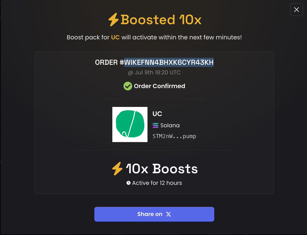 UnstoppableC_'s tweet photo. Dex Boost payed! #WiKefnN4bHxK6CyR43kh
BUY NOW
ca: 5TM2nWGomk9MmBNKmsFf8QAsHZf3S8hvtu214KhQpump
@dexscreener #dexboost #unstoppable @theuselesscoin @usduc_coin https://t.co/1t06kQM1q7