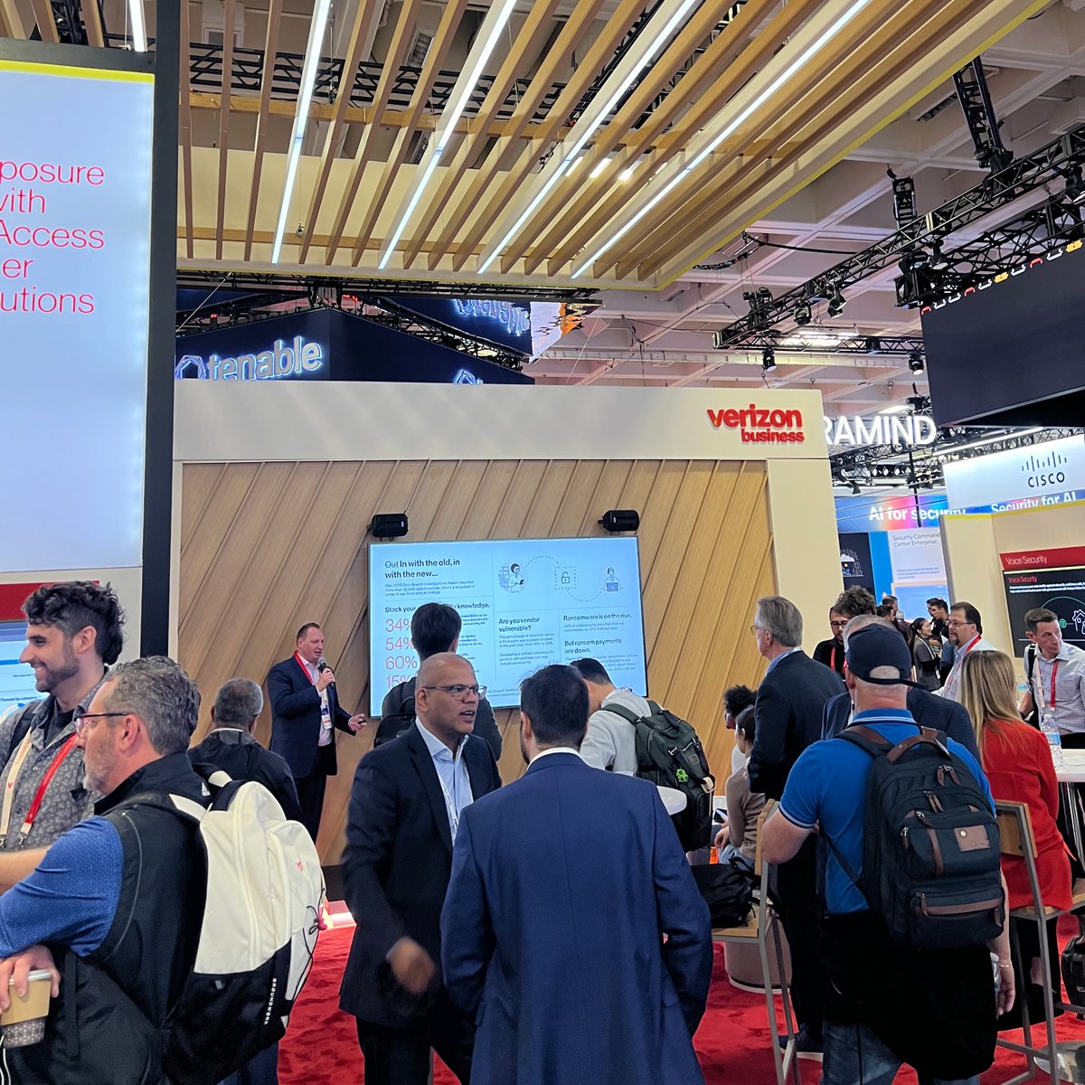 Verizon's #RSAC booth nailed it! 🔥
→ In-booth talks
→ Smart layout + bold visuals.
→ Brand Ambassadors connecting visitors to experts.
Kudos to Verizon for a standout trade show and we're thankful for our continued partnership #RSAC2025 tpgliveevents.com