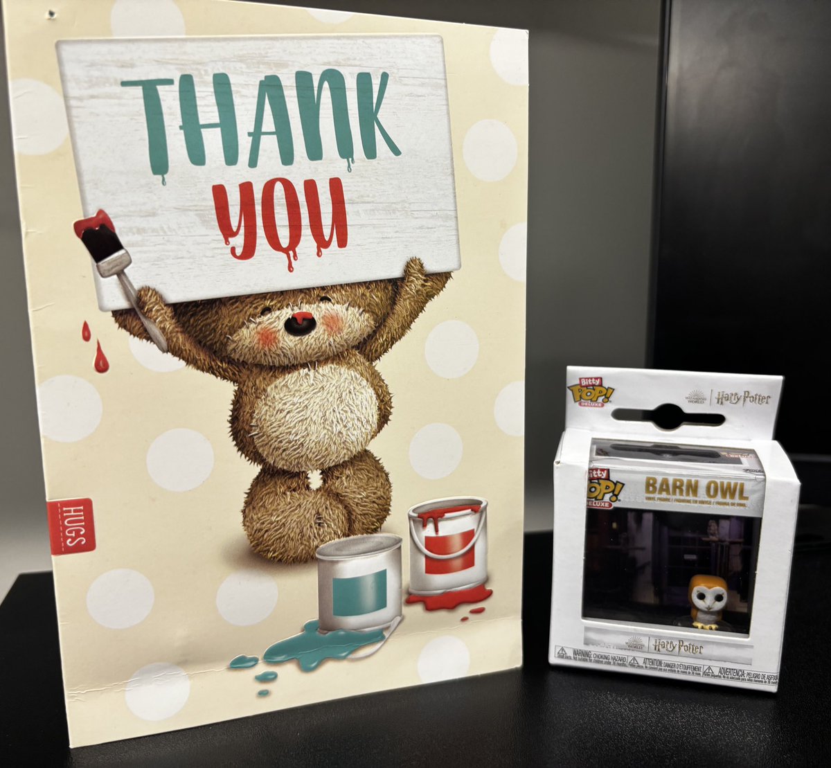 A nice card &amp; gift today from a member of staff for supporting them over the past 6 month personally &amp; professionally. They know my love of Owls, so really appreciated this little gift to sit alongside the rest of the owl sanctuary in my office! #feelingappreciated #loveowls🦉 ❤️