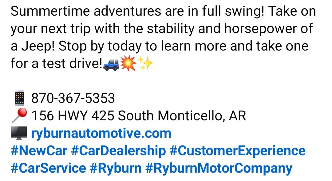 RyburnToyota's tweet photo. @RyburnAuto https://t.co/hEkHwJ4rpL