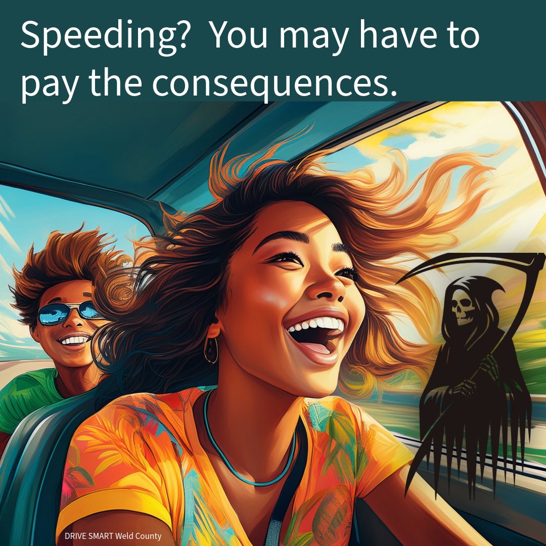 DriveSmartWc's tweet image. Thirty-seven percent of male drivers and 18 percent of female drivers in the 15-to-20 age group involved in fatal traffic crashes in 2023 were speeding, the highest among all the age groups.