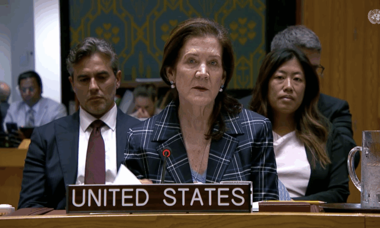 USUN's tweet image. The United States condemns the Houthis’ continued destabilizing presence in the region and remains committed to depriving them of the resources that sustain their terrorist actions and network. The Houthis continue to abuse their fellow Yemenis and to hold their country captive.…