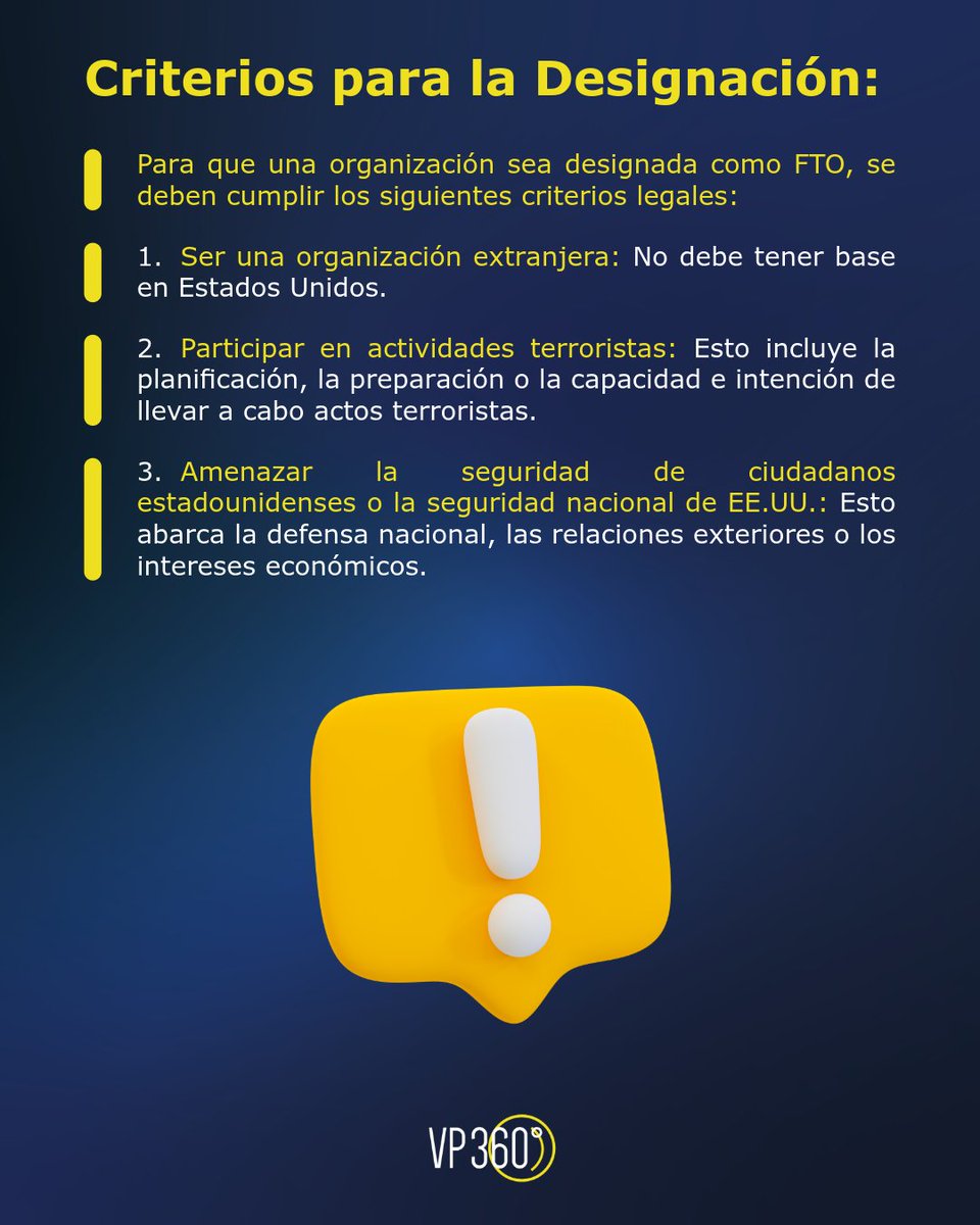 vp360mexico's tweet photo. Organizaciones Terroristas Extranjeras...
Con #VP360º tienes certeza sobre las relaciones con terceros de manera permanente y automatizada respecto de las listas negras publicadas por autoridades a nivel internacional. https://t.co/EKxDYjZE9K
