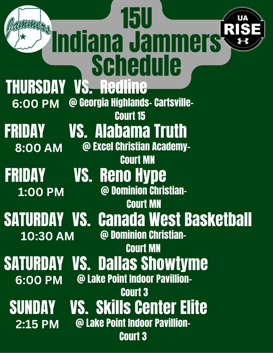Atlanta we go! #UARISE <a href="/RiseCircuit/">UA Rise Circuit</a> <a href="/PrepHoopsIN/">Prep Hoops Indiana</a> <a href="/kylerstaley/">Kyler Staley</a> <a href="/KyleNeddenriep/">Kyle Neddenriep</a> <a href="/BRamseyKSR/">Brandon Ramsey</a> <a href="/ZT17Hoops/">Zak Tyler</a>