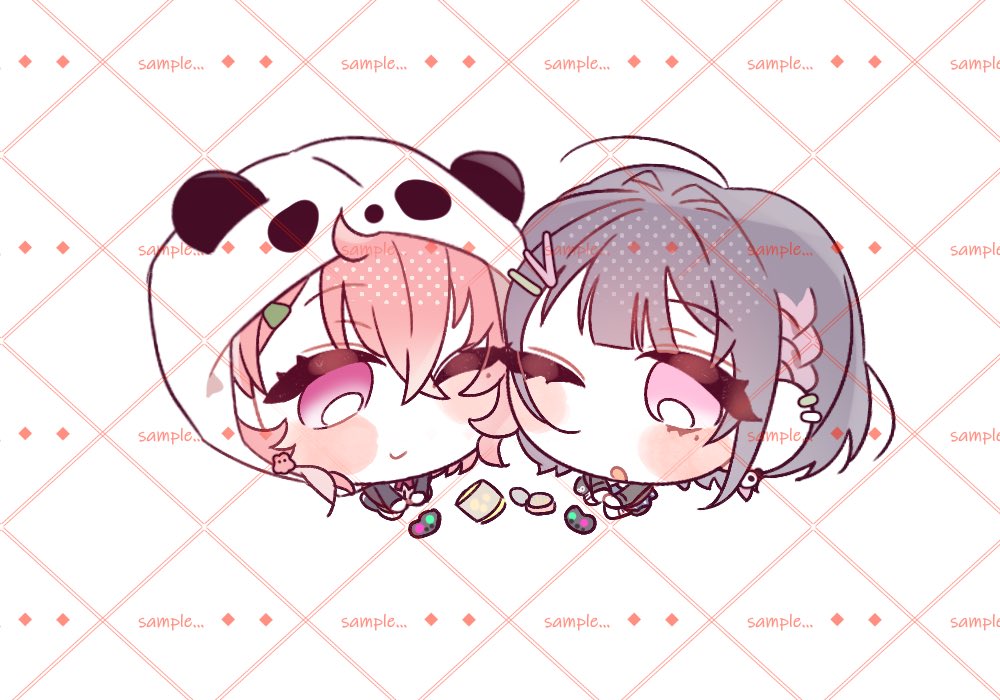 sun_goCM's tweet image. 알티이벤 그림이에요~🐼💕