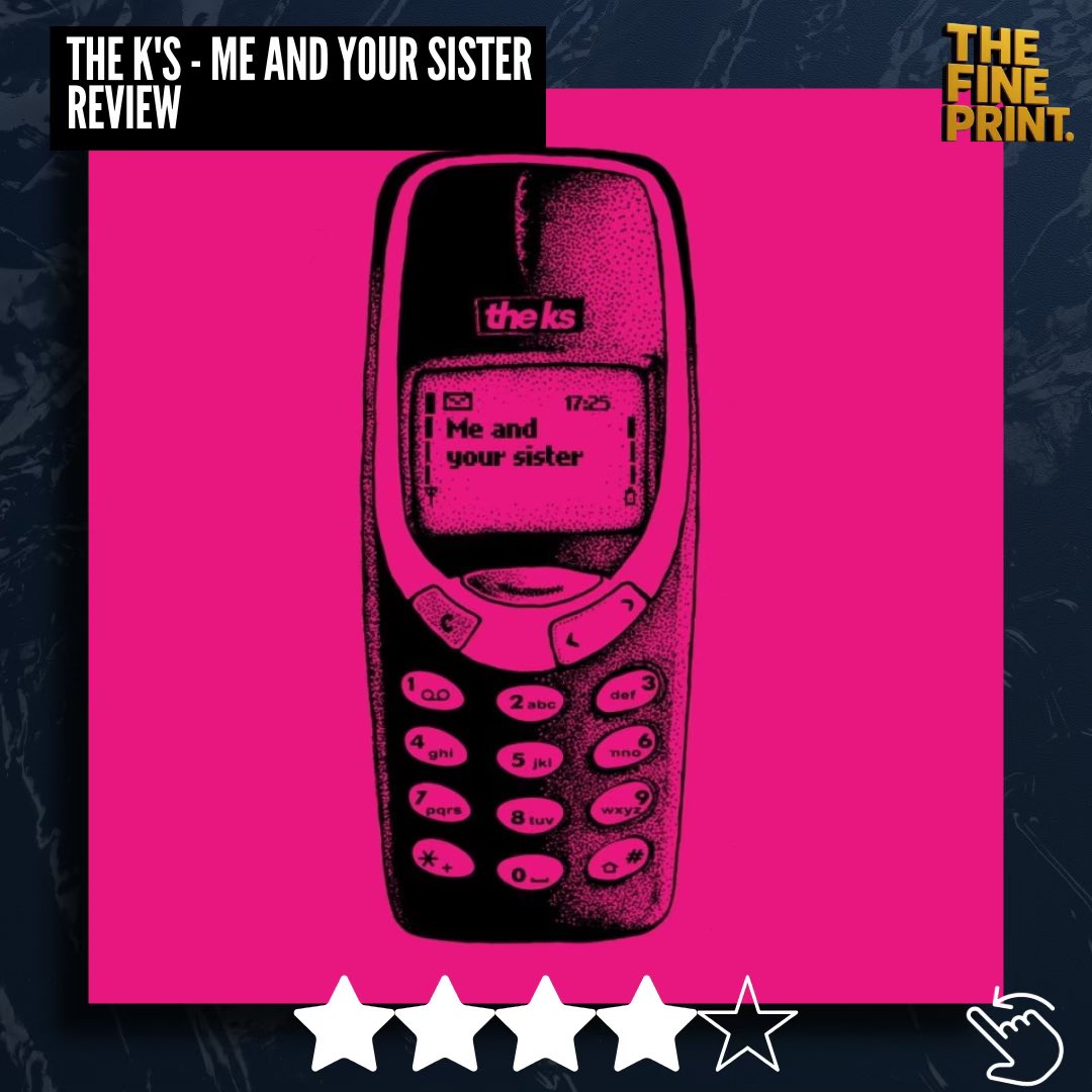 TheFinePrintHQ's tweet image. NEW MUSIC ALERT

The K’s - Me and Your Sister

@TheKsUK