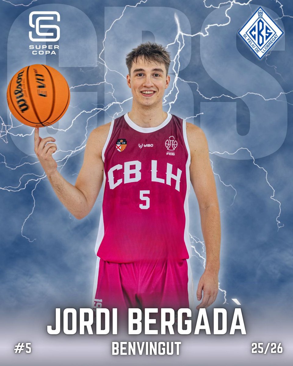🏀✨ JORDI BERGADÀ,  NOVA INCORPORACIÓ SUPERCOPA MASCULÍ DEL CBS! ✨🏀

El Club Bàsquet Santfeliuenc es complau a anunciar que Jordi Bergadà formarà part del primer equip masculí que competirà a la categoria Supercopa la pròxima temporada.

#CBSantfeliuenc #OrgullCBS #NouProjecte