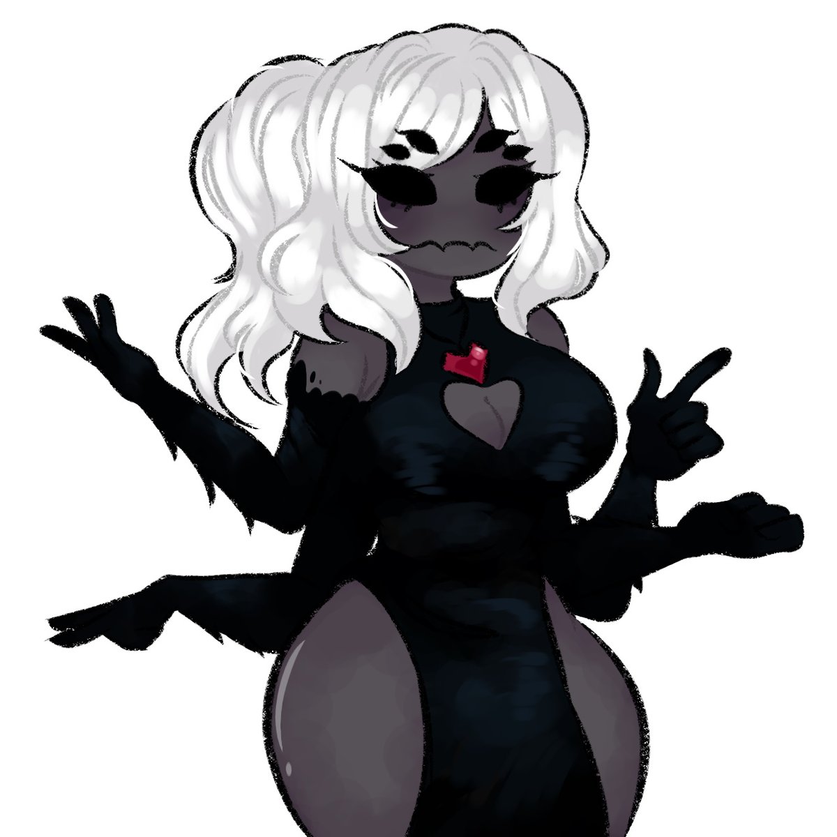 ZamZipperArt's tweet image. I noticed that i never shared the original Silkvia art, so here you go! my beloved spider girl.