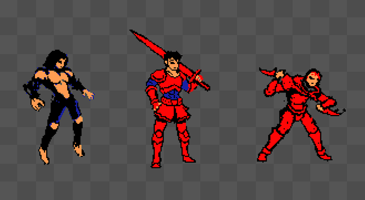 lucasfrancodev's tweet photo. Pixel Art Characters Concept

#pixelart #ドット #gamedev https://t.co/AITRgll2lV