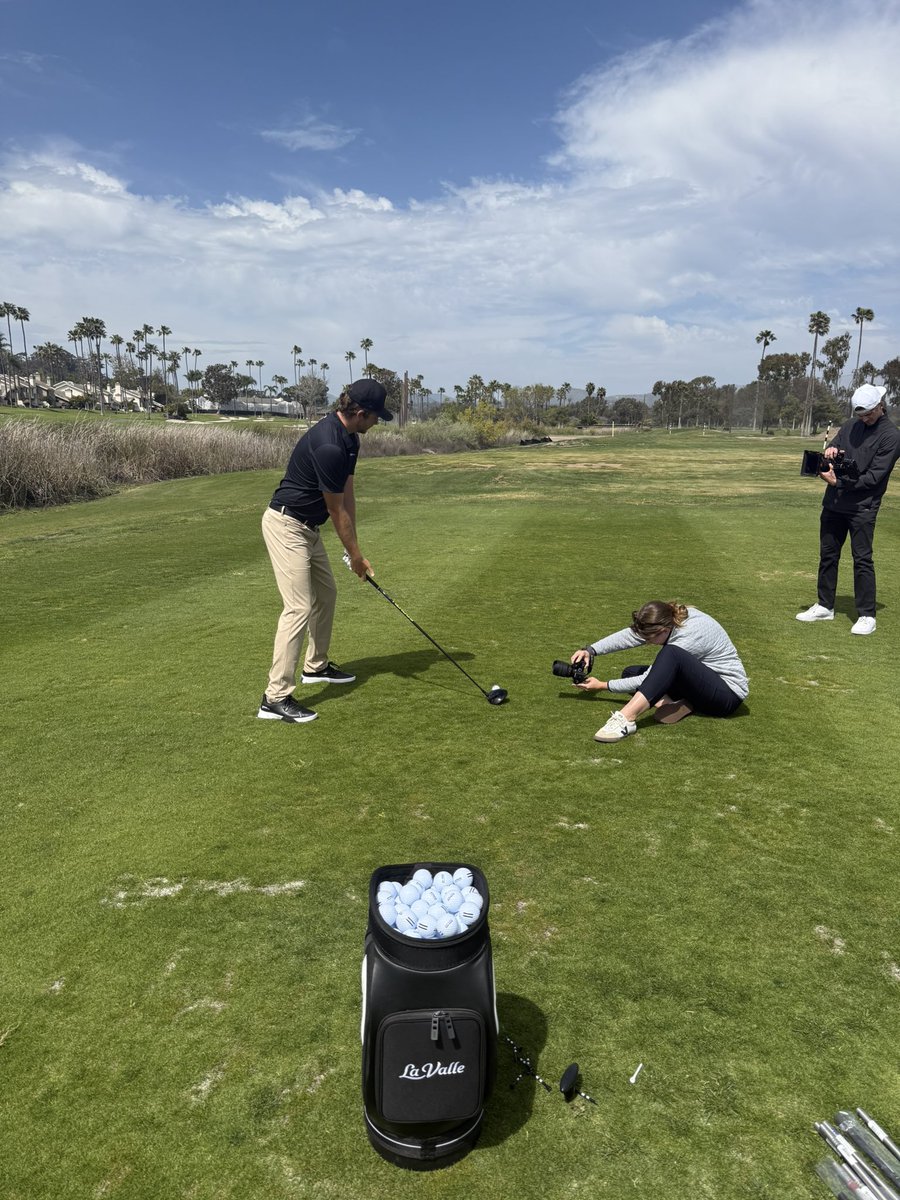 POV: you get one swing on camera with our production team. What club are you hitting?