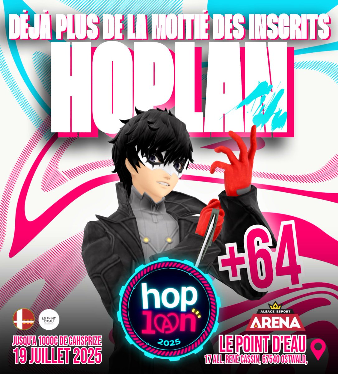 StrasTourneys's tweet image. Merci à tous pour votre soutien 🙏Il reste encore une cinquantaine de places pour la #HopLan ! Alors, si vous n&apos;êtes pas encore inscrit, qu&apos;attendez-vous ? 👀
start.gg/tournament/hop…