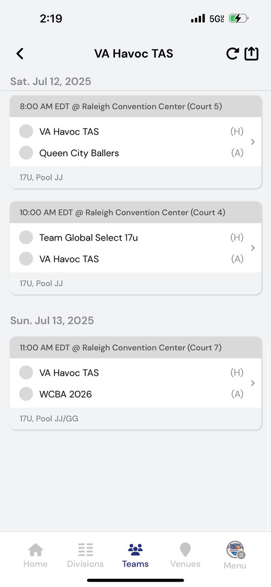 Excited to to play in the <a href="/Phenom_Hoops/">Phenom Hoop Report</a> live period in Raleigh this Thursday through Sunday with Va Havoc TAS. Here is my schedule for this weekend. <a href="/FMUmbball/">Francis Marion University Men's Basketball</a> <a href="/coachgravitt/">Coach Gravitt</a> <a href="/CoachPerron42/">Coach Rob Perron</a> <a href="/CoachEacho/">Daniel Eacho</a> <a href="/coach_clai/">Coach Clai</a> <a href="/RCMensHoops/">Randolph Basketball</a> <a href="/p5quared2/">Coach Paul</a> <a href="/CoachTevinBrown/">Tevin Brown</a> <a href="/VSUMBB/">Virginia State University Basketball</a> <a href="/CHOWANMBB/">CHOWAN MBB</a>