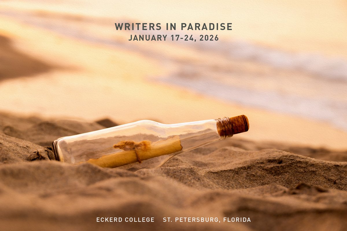 Writers in Paradise (@ecwip) on Twitter photo #writersinparadise2026 - announcing our lineup, workshops, and more! Visit writersinparadise.com for details!
<a href="/TomboloBooks/">Tombolo Books</a> <a href="/TB_Times/">Tampa Bay Times</a> <a href="/eckerdcollege/">Eckerd College</a> <a href="/FIU_MFA/">FIU MFA</a> #writersinparadise2026 - announcing our lineup, workshops, and more! Visit writersinparadise.com for details!
<a href="/TomboloBooks/">Tombolo Books</a> <a href="/TB_Times/">Tampa Bay Times</a> <a href="/eckerdcollege/">Eckerd College</a> <a href="/FIU_MFA/">FIU MFA</a>