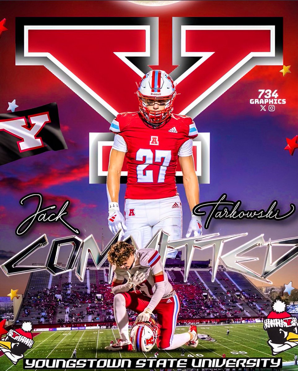 JackTarkowski's tweet image. God’s plan‼️#Committed 🐧

@ArrowheadFB @CoachHarris28 @CoachTVoss @MZordich @fbcoachdp @ysufootball @travisWSN @AllenTrieu @MJ_NFLDraft 

#GoGuins #EarnIt
