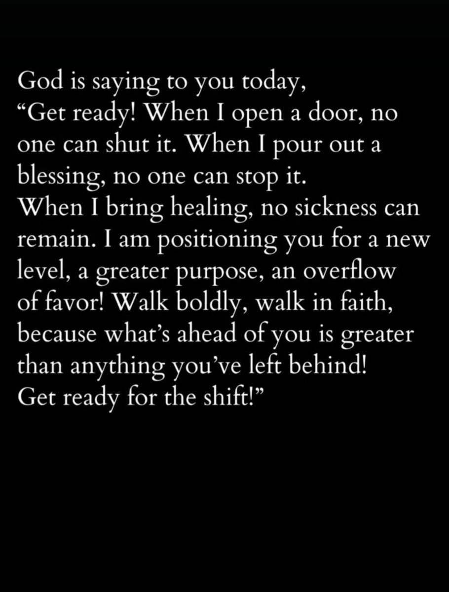 God is saying to you today