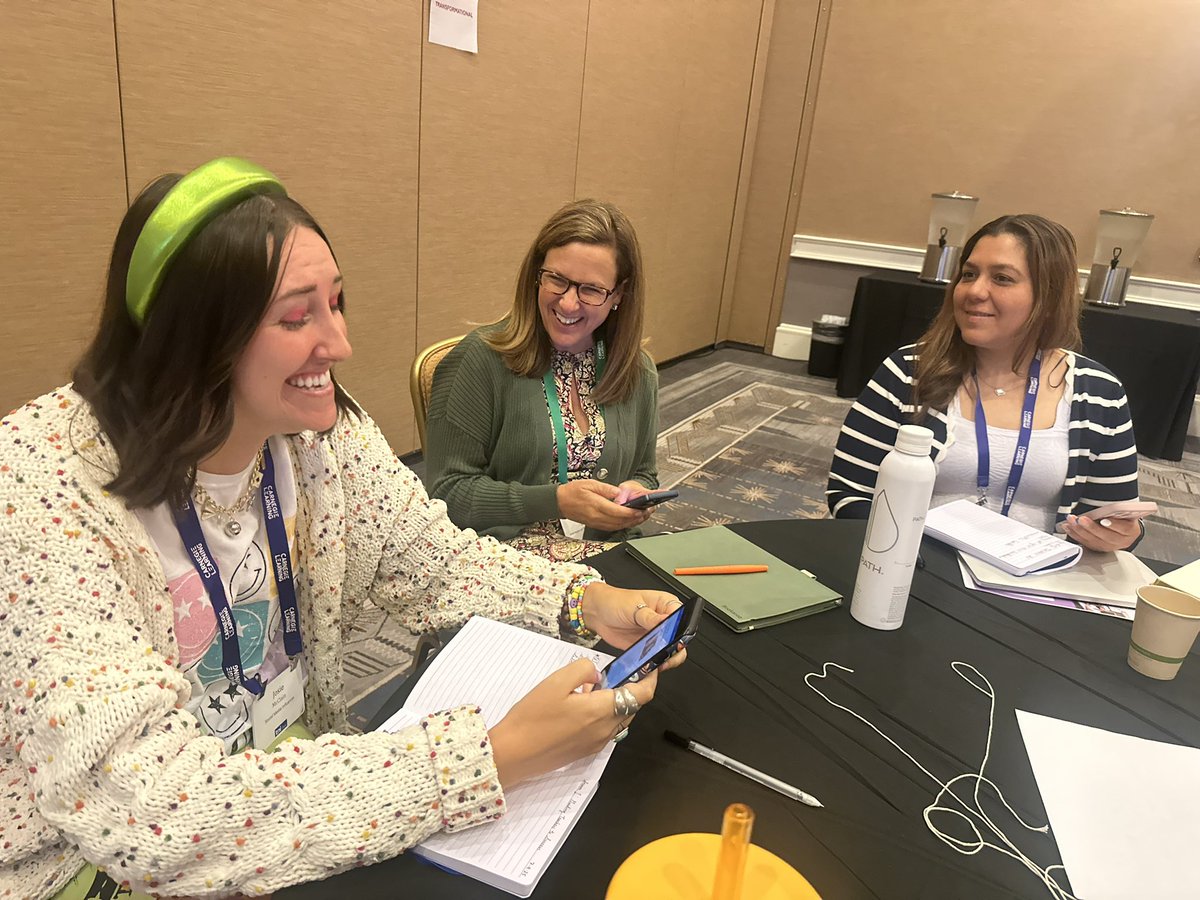 carnegielearn's tweet image. Filling our hearts and minds with these breakout sessions! ⚡️🧠💙

#TNI2025 #LanguageIsLimitless #LeadWithLiteracy