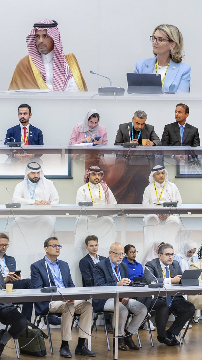 بحضور ممثلين من الجهات والمنظمات الدولية..

المملكة تنظم لقاء حول "تعزيز الابتكار الرقمي المستدام"، خلال منتدى القمة العالمية لمجتمع المعلومات #WSIS.

للمزيد: cst.gov.sa/N2025070902

With the attendance of representatives from international entities and organizations...

Saudi