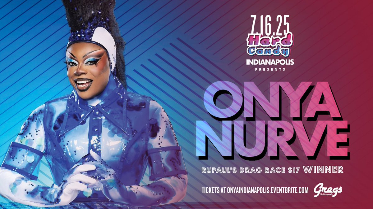 HardCandyKY's tweet image. Indianapolis! Next Wednesday 7/16 - @OnyaNurve returns to @GregsOurPlace! Tix: onyaindianapolis.eventbrite.com