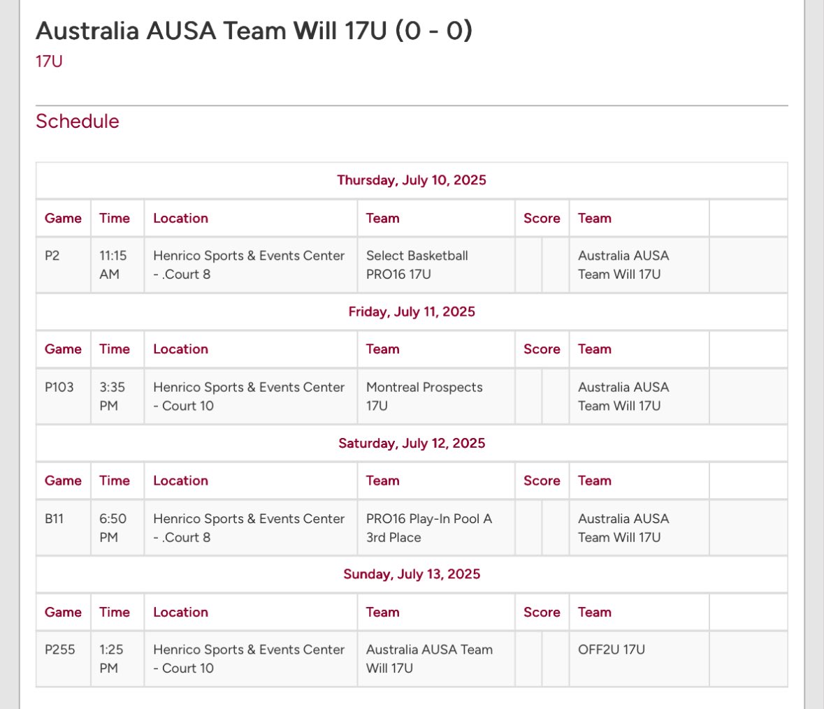 dengmanyangg13's tweet image. Playing with AUSA Hoops 17U at the PRO16 Nationals in Virginia this week.
📍 Henrico Sports &amp;amp; Events Center
🗓️ July 10–13
Looking to compete at the next level, coaches feel free to reach out.
#AUSAHoops #PRO16 #17U #CollegeProspect #NCAARecruit