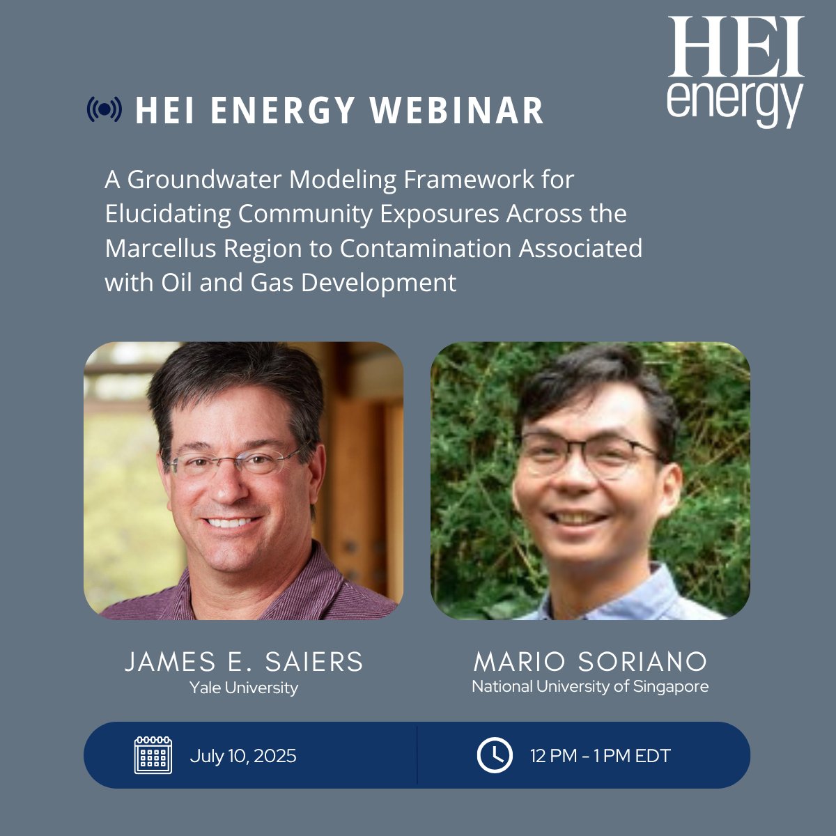 📢 There's still time to register for tomorrows webinar! 📢

Learn how groundwater modeling can help identify residential well water vulnerability to contamination from unconventional oil and gas development.

📅 Tomorrow, July 10
⌚ 12-1PM EDT
🔗: tinyurl.com/3wxnfk97