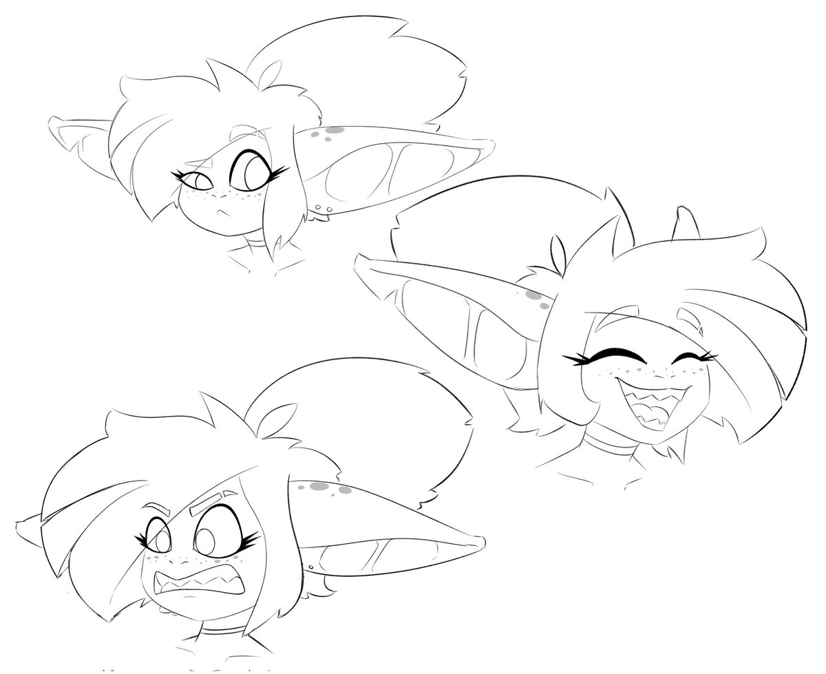Gobbo expressions cuz I wanna get better at drawing Belinda