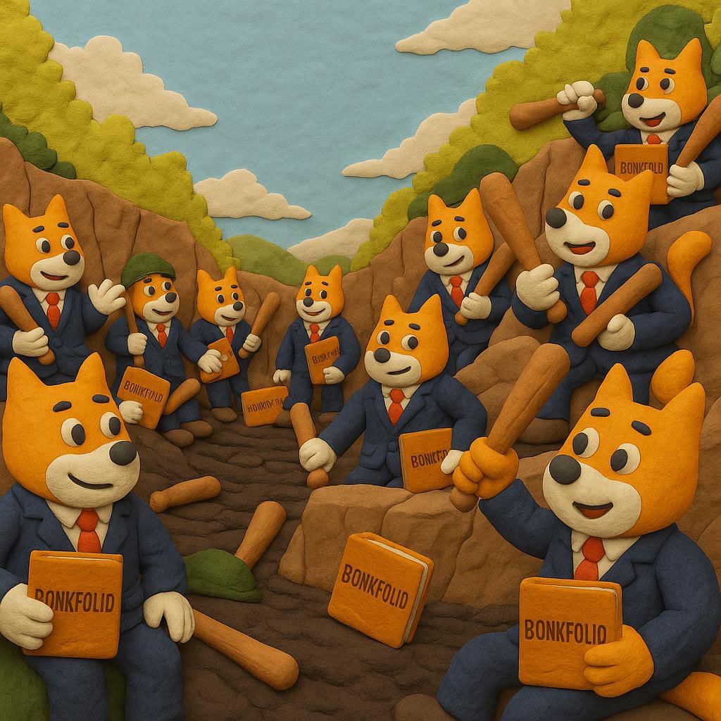 bonkfoliosol's tweet photo. Alright here’s the link for the last spots, looking for trenchers, degens and active pages. Hurry and apply only choosing real few. Let’s build the $BONKFOLIO army! LFB!

https://t.co/7UmqacZwyR https://t.co/fQYeCyyhTT