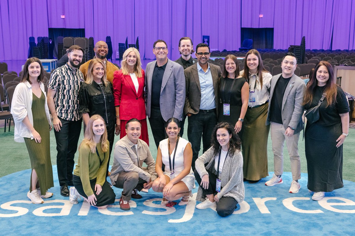 Belated congrats to our <a href="/Salesforce/">Salesforce</a> keynote team on bringing the H1 events season over the finish line in Toronto! 🇨🇦#AgentforceTour