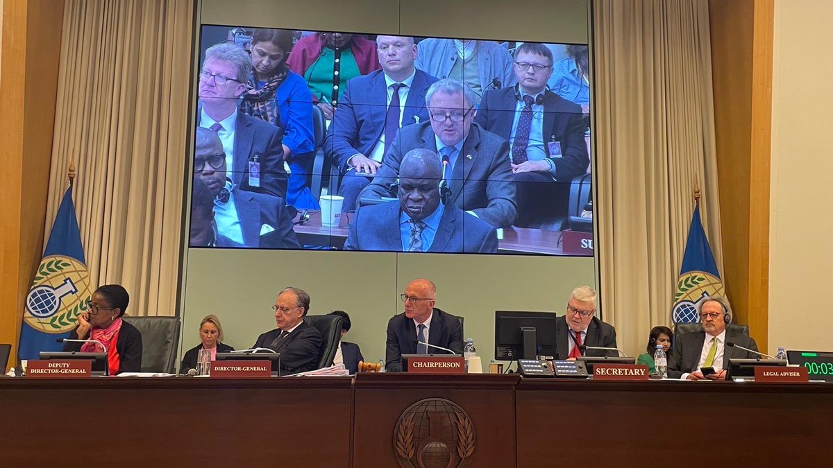 AndriyKostinUa's tweet image. Honoured to participate in the 109th Session of the @OPCW Executive Council, where we address Russia’s ongoing and escalating use of toxic chemicals and riot control agents against Ukraine – a blatant violation of the Chemical Weapons Convention.
Strengthening international…