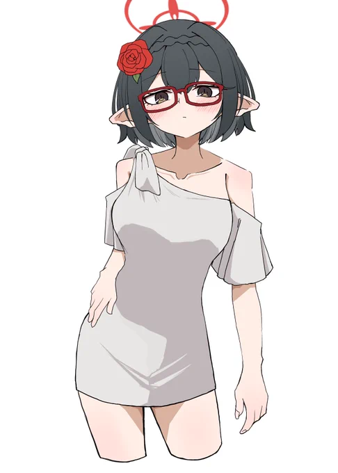 奥空さんのドレスいいよねのラクガキ #ブルアカ