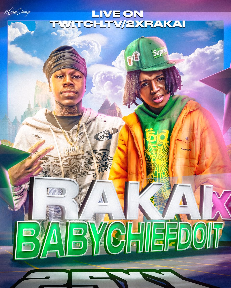 LIVE AT 5:30 EST twitch.tv/2xrakai