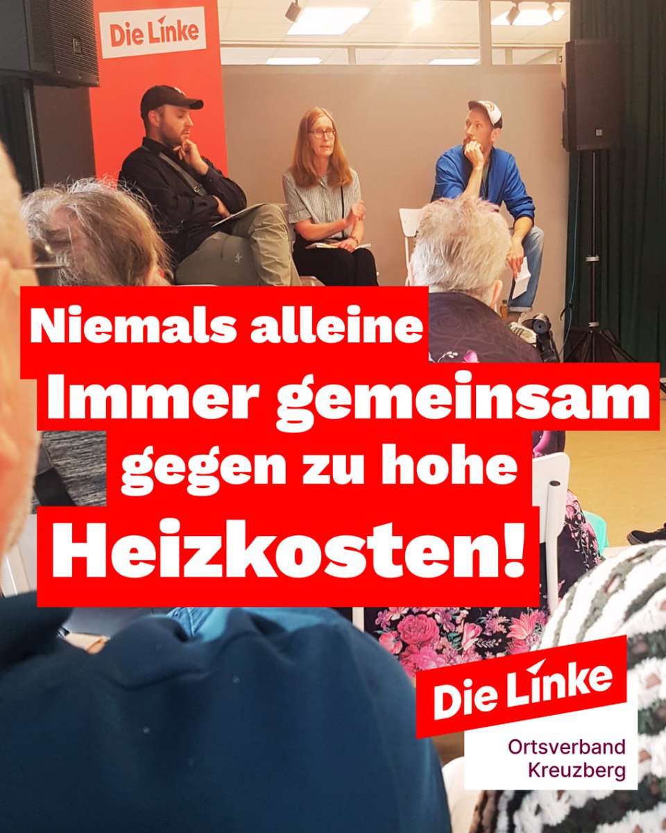 linkekreuzberg's tweet image. 🚩Niemals allein, immer gemeinsam gegen zu hohe Heizkosten!
😲Zahlreiche Mieter: innen der Otto-Suhr-Siedlung unterschreiben mit unserer Hilfe einen Sammelwiderspruch gegen die WBM.
💡Mach auch Du den Heizkostencheck unter heizkostencheck.app