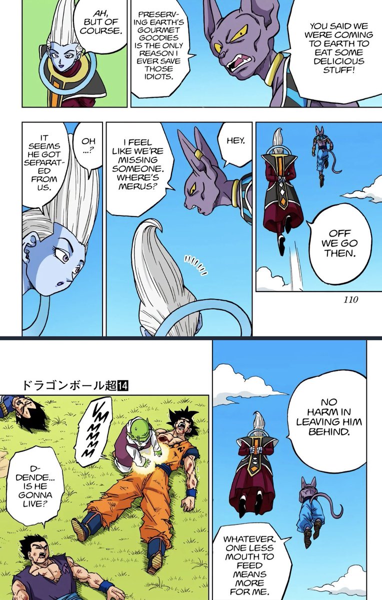 hqsdb's tweet image. Whis was so goated for this 😭