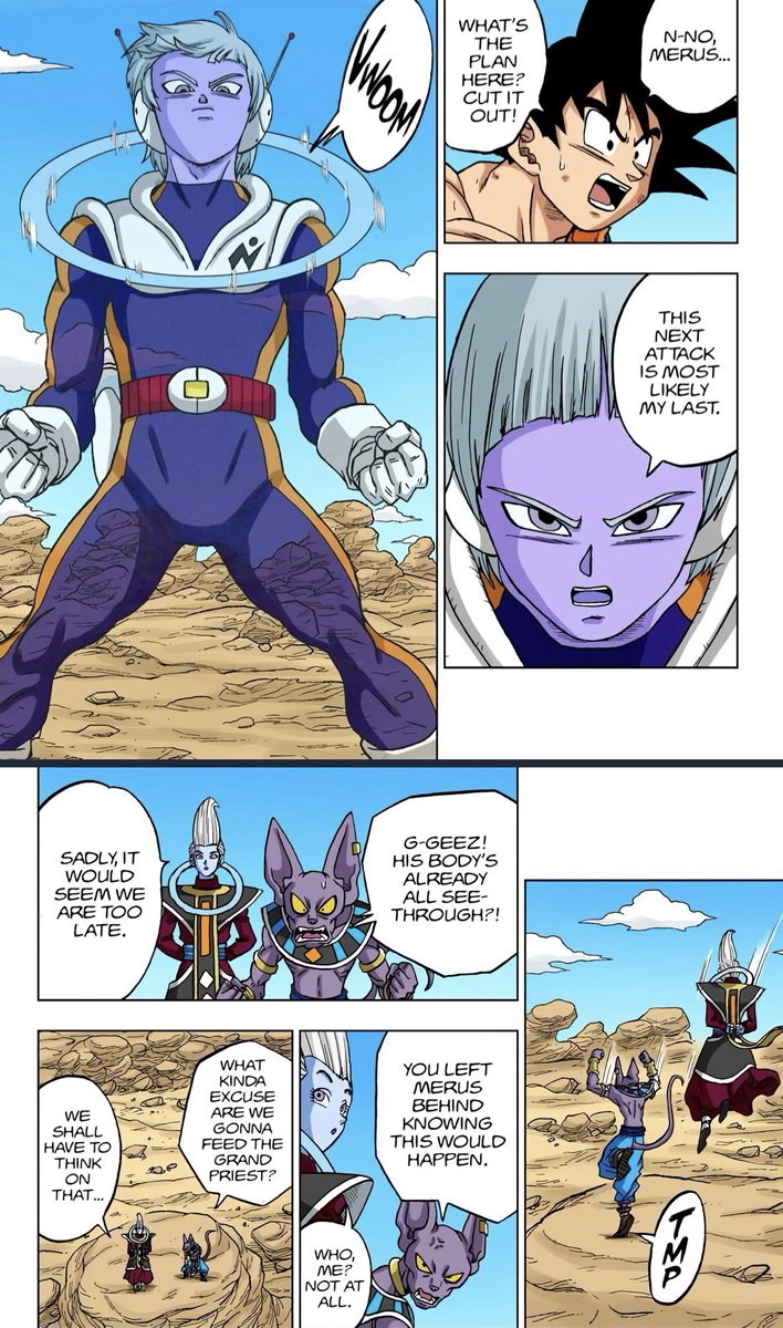 hqsdb's tweet image. Whis was so goated for this 😭