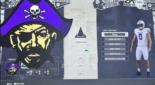 T_Conrad18_'s tweet image. The high school Alma Mater is now playable. With all new uniforms. And new field. Just search “Piper” in game. #CFB26