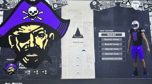 T_Conrad18_'s tweet image. The high school Alma Mater is now playable. With all new uniforms. And new field. Just search “Piper” in game. #CFB26