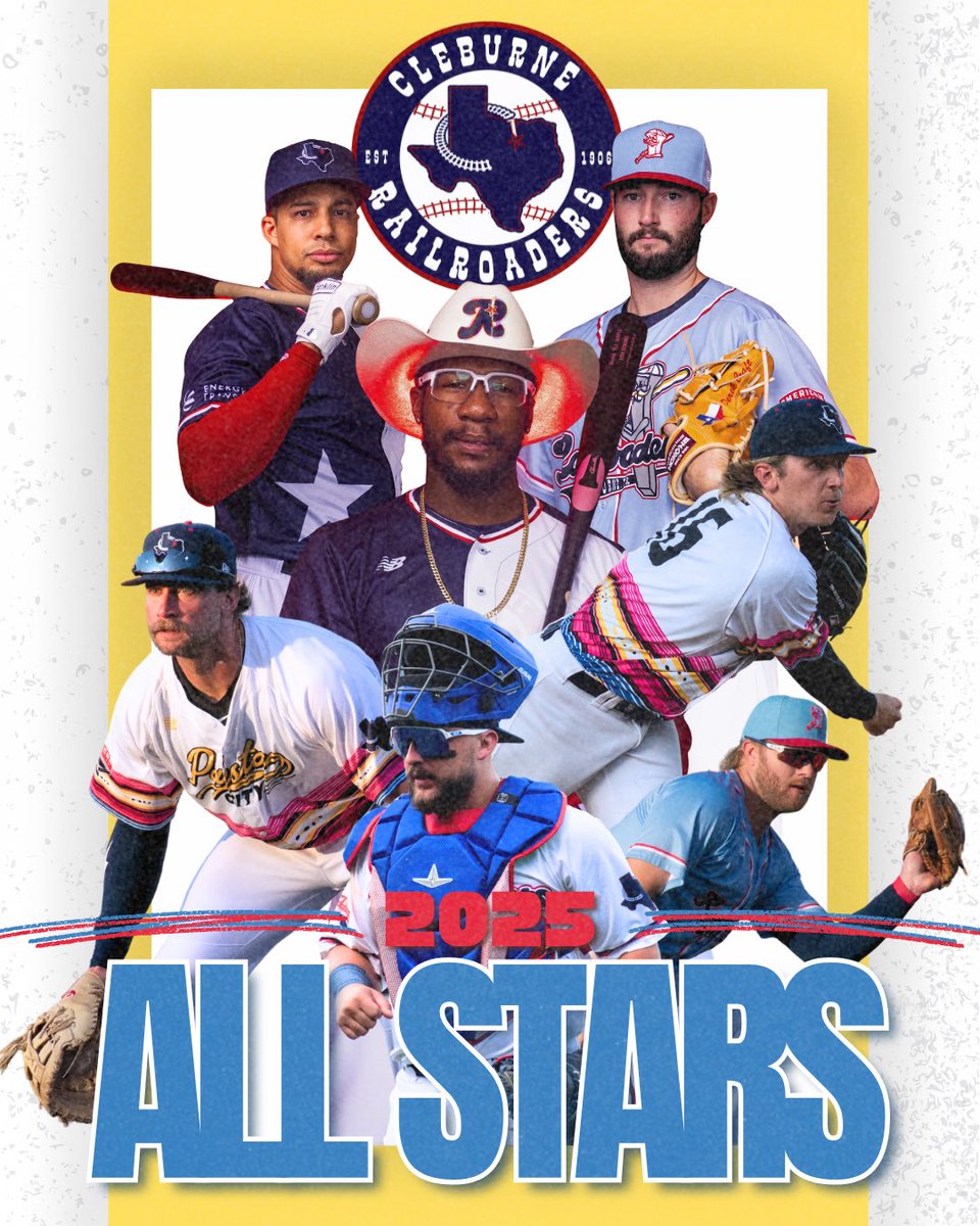 Not ☝, not ✌️, but 7 Railroaders have been named to the 2025 AAPB All-Star Team! 🤩

Read the full article here: railroaderbaseball.com/railroaders-br…

#AllAboard | #railroaderbaseball