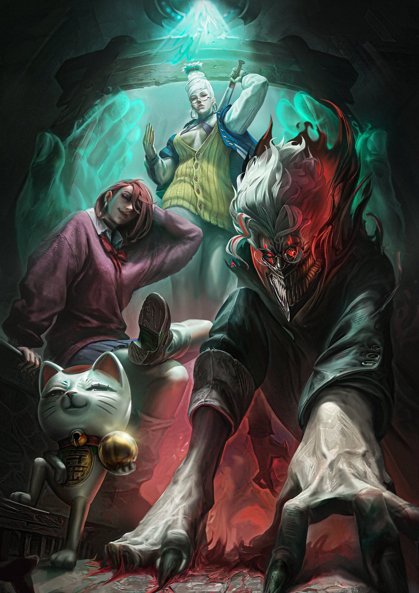 bobe_florian's tweet image. It&apos;s #PortfolioDay myyyyman!
I am Florian Bobe, an Freelance Illustrator and concept artist !
Hope you like my artstyle! 🥰