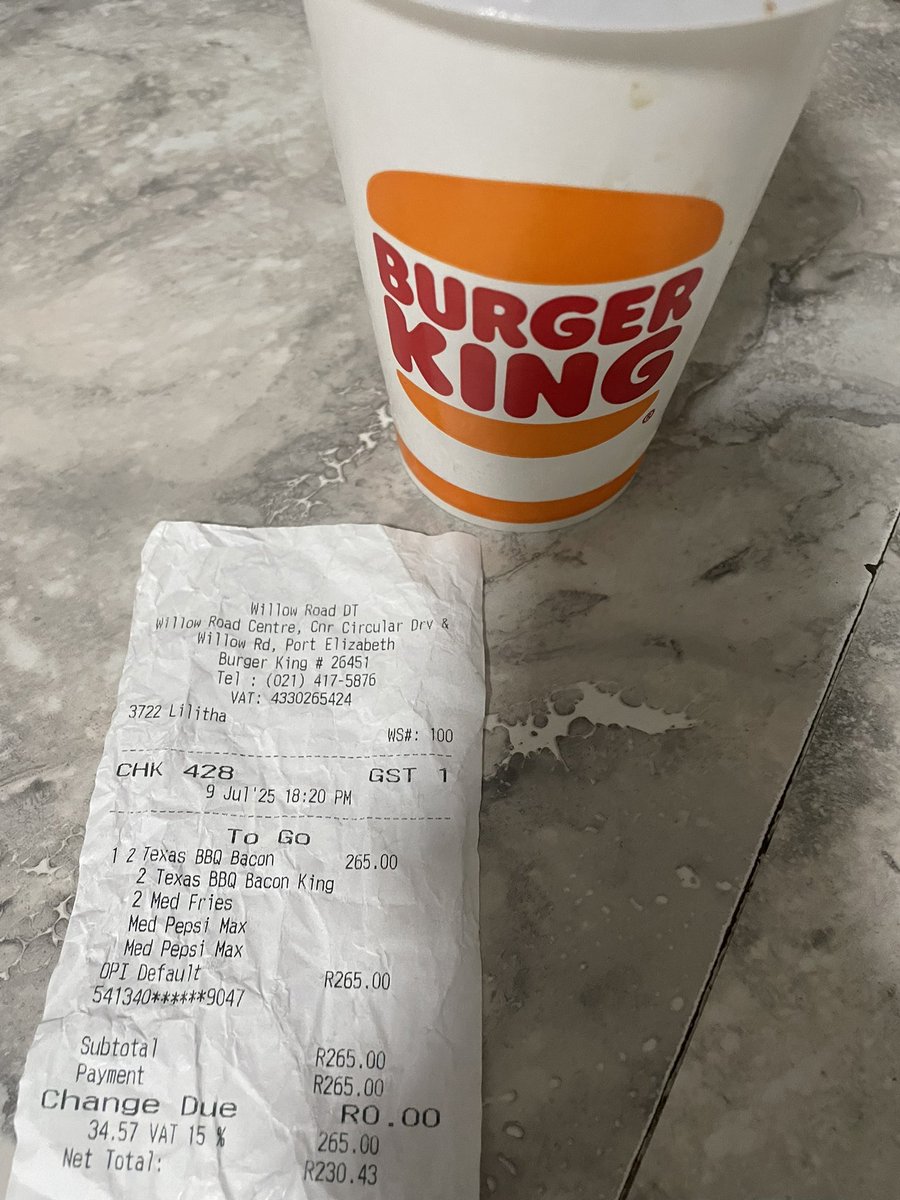 DripStaddy's tweet photo. @BurgerKingZA #FuelTheBKGees https://t.co/tMnLbfaSHa