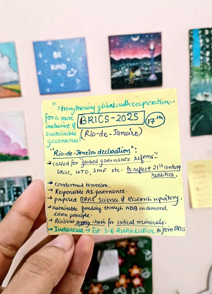 🚨17th BRICS SUMMIT- Rio de Janeiro.