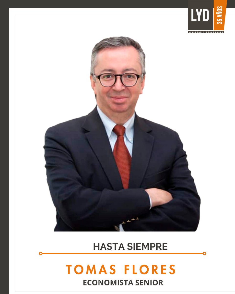 Lamentamos el fallecimiento de nuestro querido e histórico Economista Senior, Tomás Flores. 

Hasta siempre
