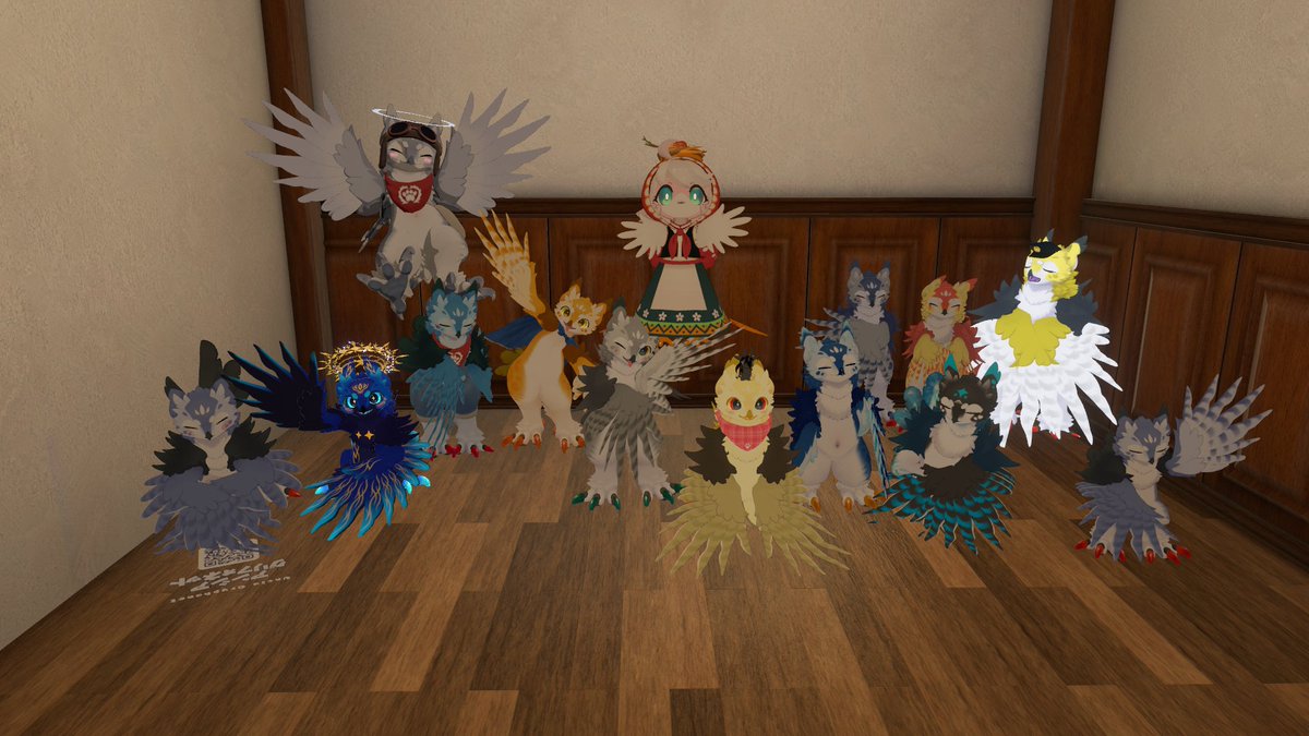 RFannel_Gaming's tweet photo. #トリケモ集会 2日目?
アンシアちゃんこれくしょん。
(1/5)
#VRChat #ケモカフェ #kemocafe https://t.co/ychx4JzCrP