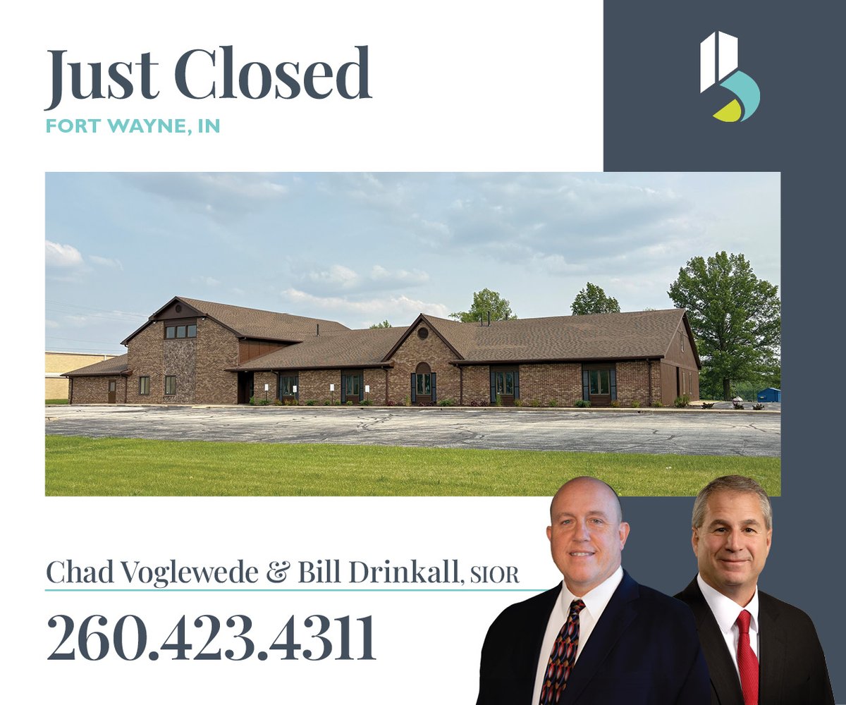 Fort Wayne Recovery has expanded its healthcare services footprint in Indiana by acquiring a strategic office property in Fort Wayne.

Explore tailored commercial real estate solutions:
bradleyco.com/buy-lease-or-s…

#JustSold #BuyerRep #Healthcare
#CRE #RealEstate #BradleyCompany