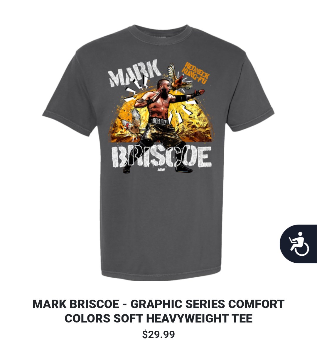 Now available at SHOPAEW.COM

#aew #aewdynamite #markbriscoe