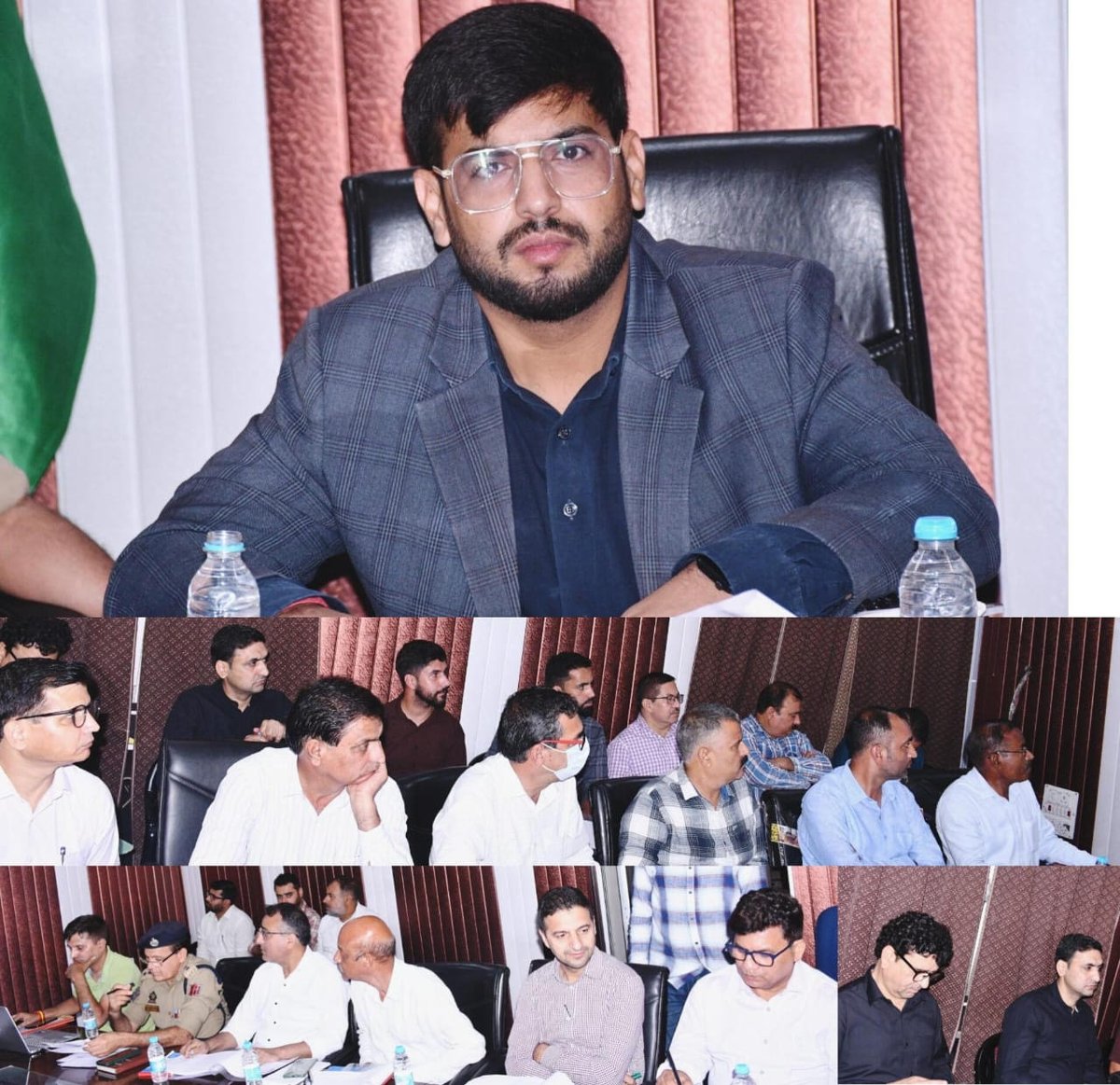 Information and PR , Rajouri (@diorajouri) on Twitter photo DC #Rajouri, Abhishek Sharma Chairs #DRSC Meeting to Boost Road Safety Ahead of Budha Amarnath Yatra. He reviewed black spot rectification, parking plans & safety audits. Emphasized crash barriers, signages & emergency response to ensure pilgrim safety.
<a href="/diprjk/">Information & PR, J&K</a> <a href="/dmrajouri/">District Admn Rajouri</a> DC #Rajouri, Abhishek Sharma Chairs #DRSC Meeting to Boost Road Safety Ahead of Budha Amarnath Yatra. He reviewed black spot rectification, parking plans & safety audits. Emphasized crash barriers, signages & emergency response to ensure pilgrim safety.
<a href="/diprjk/">Information & PR, J&K</a> <a href="/dmrajouri/">District Admn Rajouri</a>