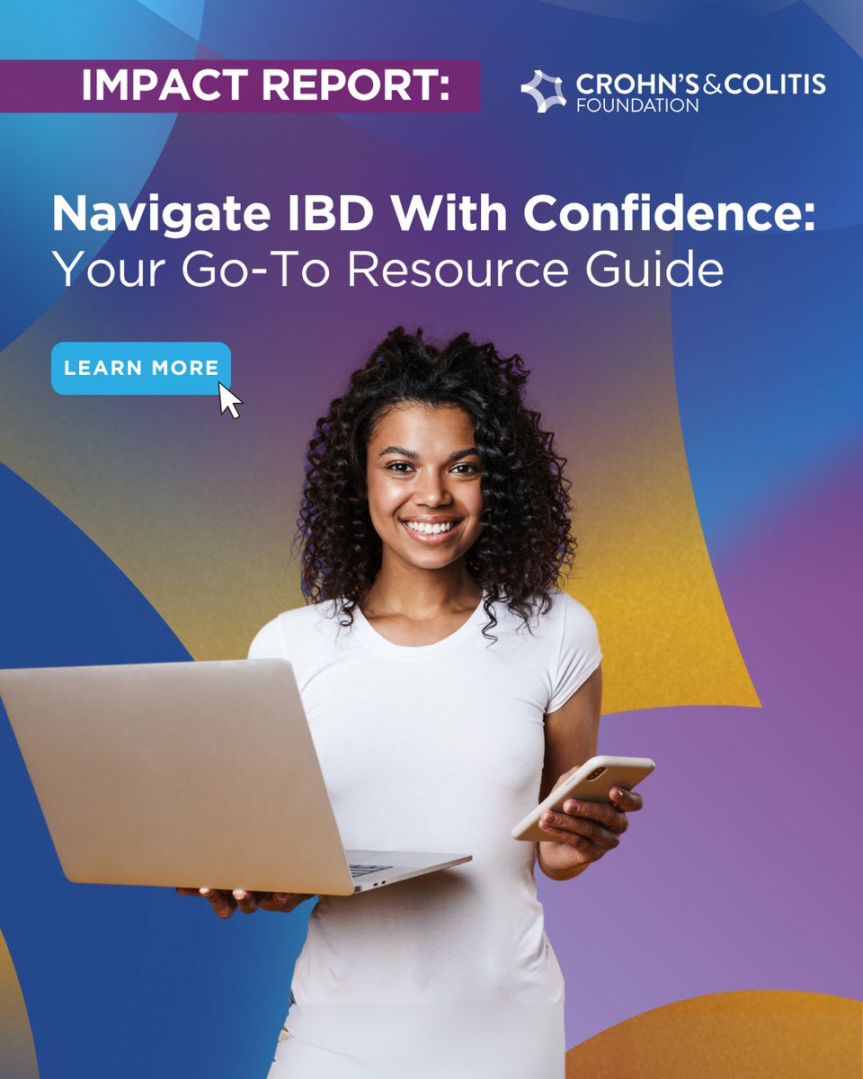 CrohnsColitisFn's tweet image. Uncover the latest tools to empower your IBD journey! 🌟 Our new Impact Report spotlights helpful resources—including educational videos, on-demand MyIBD Learning webinars, and Spanish-language content—created to support every patient and caregiver. 📚💙 Explore what’s new and…